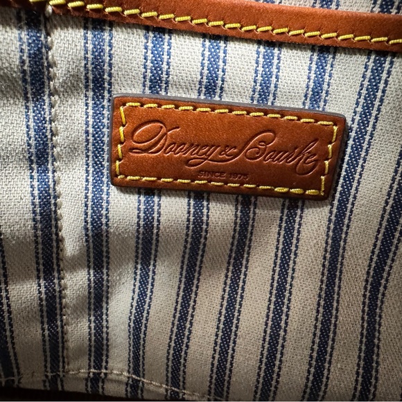 Dooney & Bourke Camden Saffiano Black Domed Satchel - Picture 5 of 6